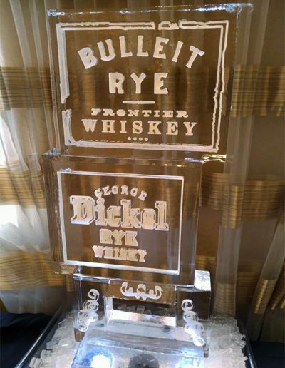 Ice Luge 033 Bulleit Rye Whiskey