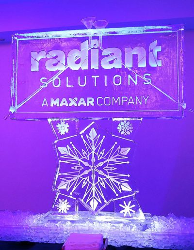 Ice Sculpture Logo 005 Radiant Solutions