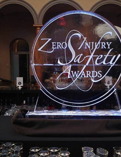 Ice Sculpture Logo 011 Safety Awards