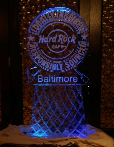 Ice Sculpture Logo 031 Hard Rock