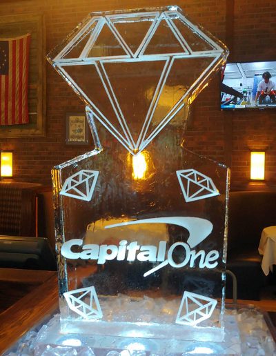 Ice Sculpture Logo 043 Capital One