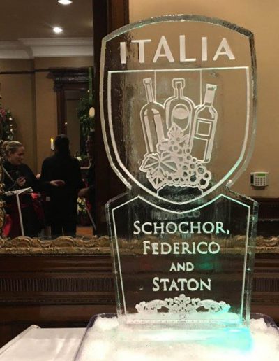 Ice Sculpture Logo 045 Italia