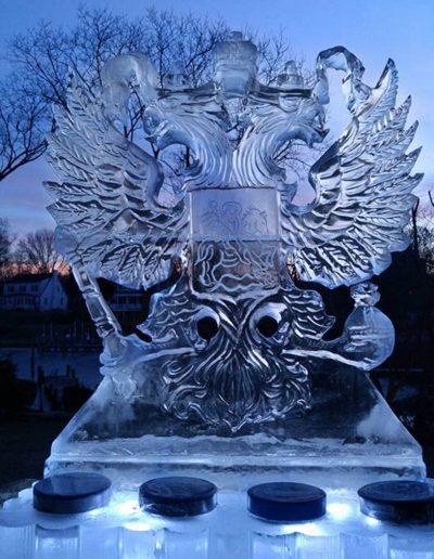 Ice Sculptures 001 Russian Eagle