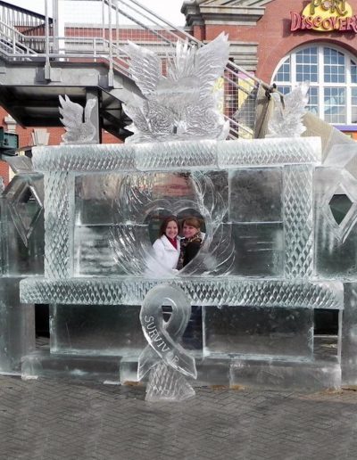 Ice Sculptures 006 Breast Cancer Fund Raiser