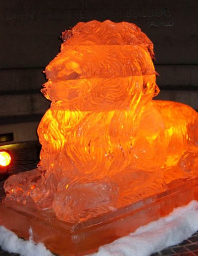 Ice Sculptures 029 10,000 lb Lion