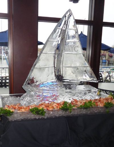 Ice Sculptures For Events 031 Sailboat