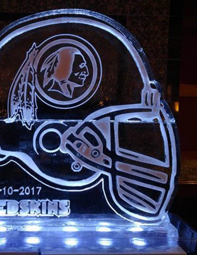 Ice Sculptures For Events 061 Redskins