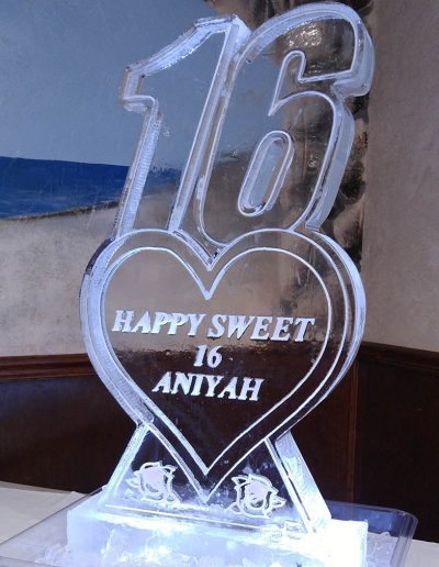 Ice Sculptures For Events 089 Sweet 16