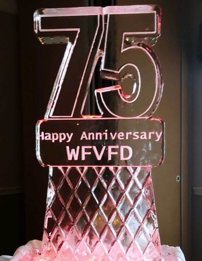 Ice Sculptures For Events 090 75th Anniversary