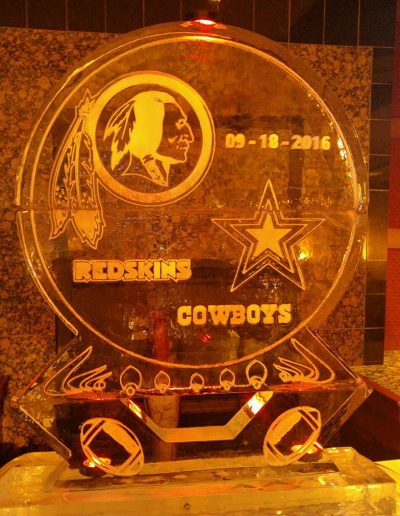 Ice Sculptures For Events 105 Redskins Vs Cowboys