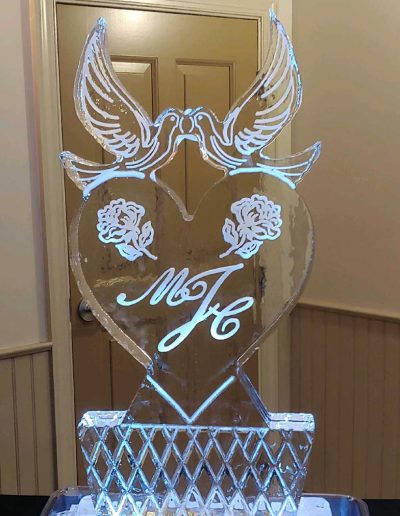 Wedding Ice Sculptures 006 Doves