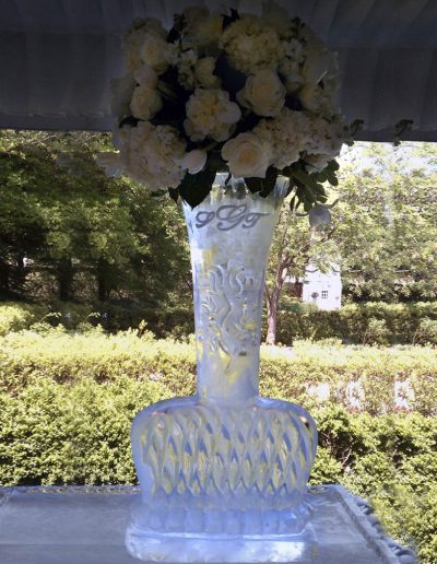 Wedding Ice Sculptures 009 Flower Vase