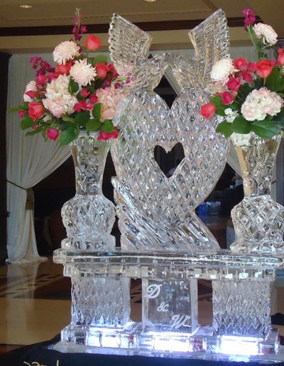 Wedding Ice Sculptures 015 Large Ice Sculpture